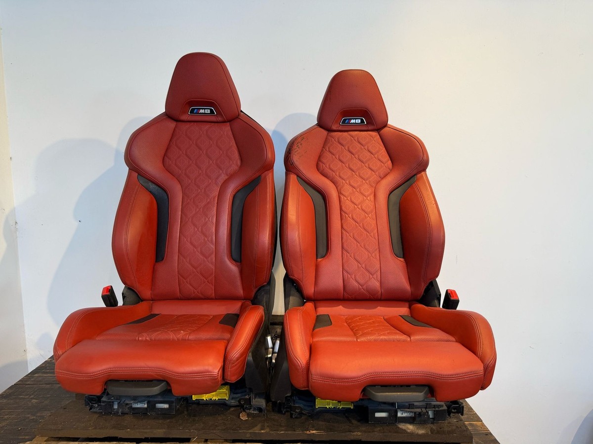 2020-2024 BMW M8 F93 Gran Coupe COMPLETE Merino Red Interior Seats