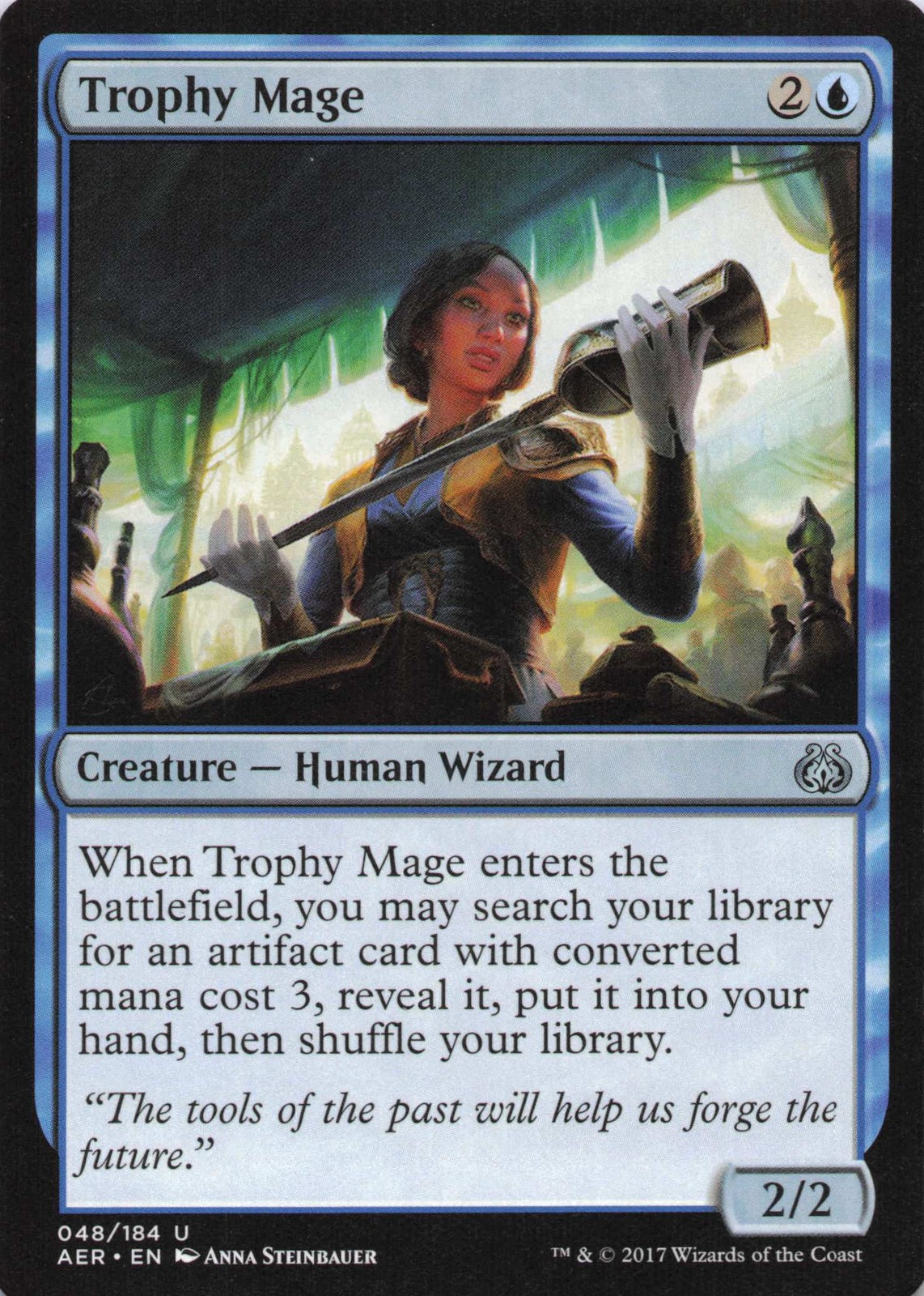 Trophy Mage Uncommon [AER - Magic 48] NM