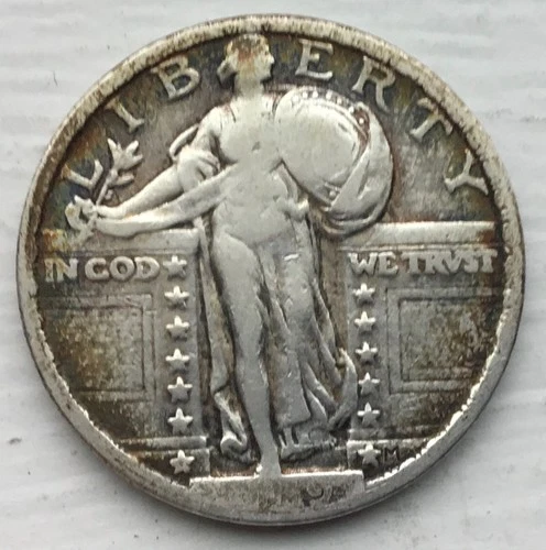 1919 Standing Liberty Quarter. NO RESERVE Look