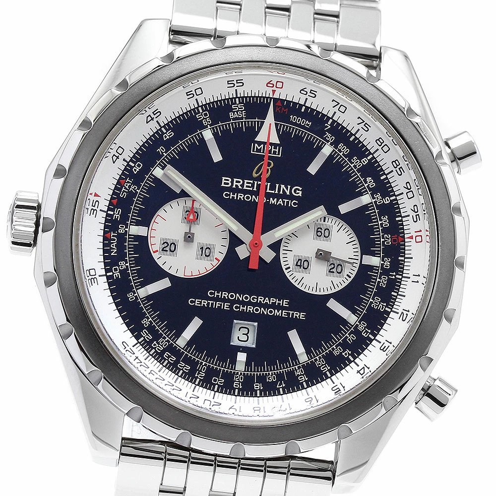 BREITLING WATCH A41360 CHRONOMATIC DATE AUTOMATIC… - image 1