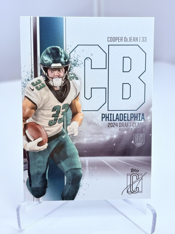 2024 Topps Signature Class Cooper DeJean Rookie #166 RC - Philadephia Eagles 🏈