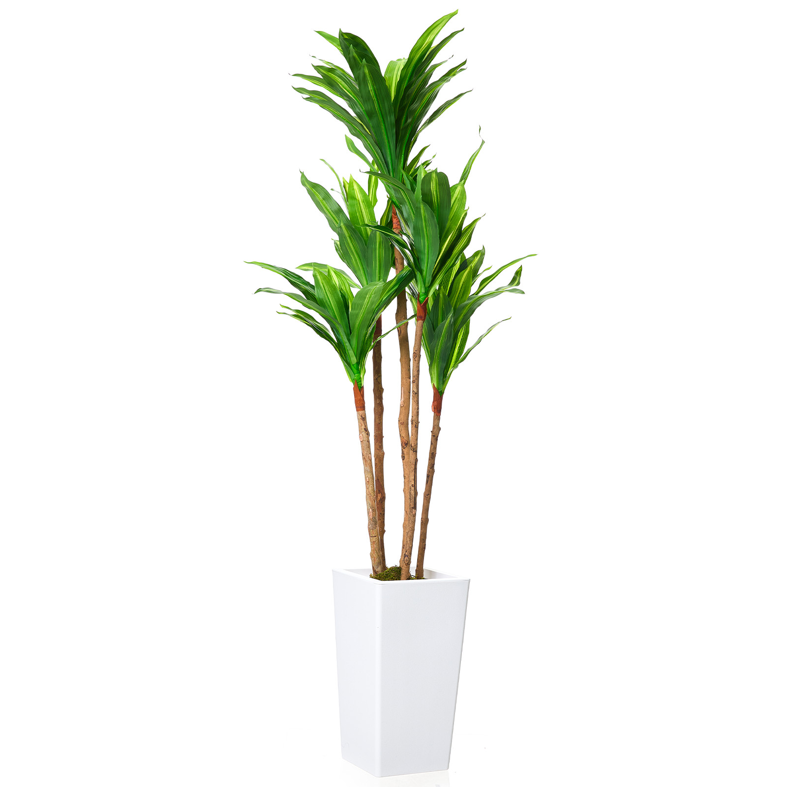 Faux dracaena intérieur 145cm plante sans entretien pour coin sombre