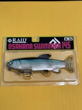 Raid Japan Osakana Swimmer 145 Slow Sink 52g/1.834oz 145mm/5.71”  Ice Back