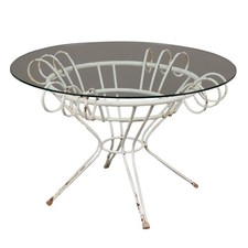 Table Basse Vintage Fer Forgé