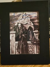 Rare Rob Zombie autographed photograph framed