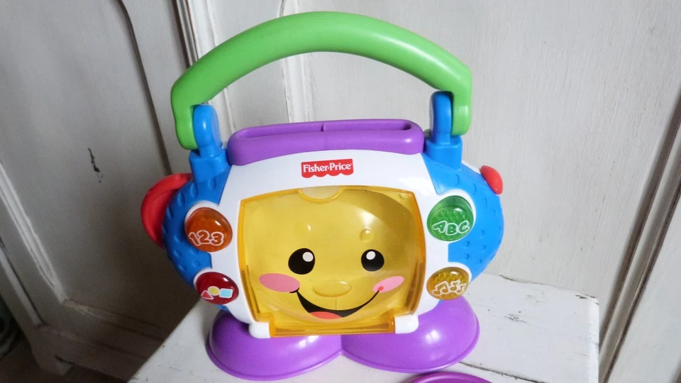 Fisher Price Mon Premier Lecteur CD Rires & Eveil dès 6 mois TBE - Photo 2/4