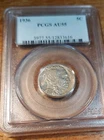 1936 US 5 Cent Buffalo Nickel Certified PCGS AU55