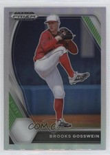 2021 Panini Prizm Draft Picks Silver Prizm Brooks Gosswein #PDP124 03j5