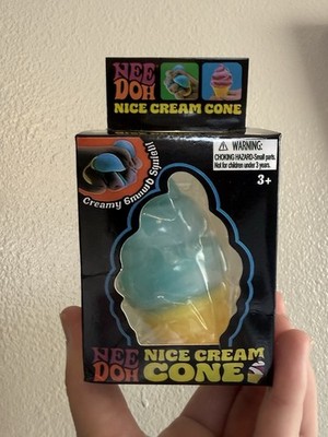 Blue Nee doh Nice Cream Cone New in Box Ice Cream Squish toy Fidget