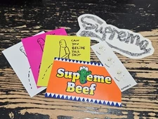 Supreme SS25 Gonz Western Beef Duct Tape Bear Minis set of 6 stickers