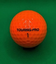  1 Vintage Orange Spalding Touring Pro Golf Ball
