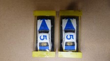 Aurora slot cars 1969 AMX. One has never been used, the other car might be used