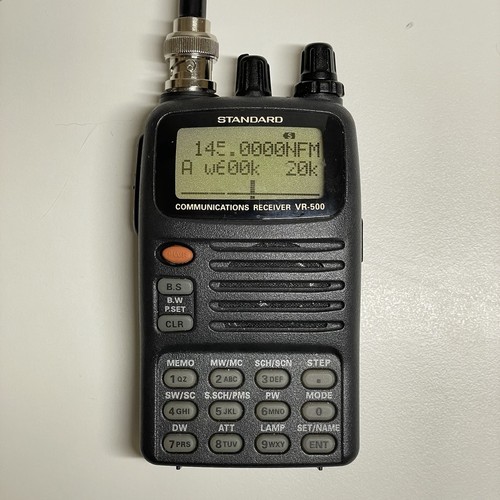 STANDARD YAESU VR-500 Handheld Scanner 0.1-1300MHz No Gaps (JP Ver)