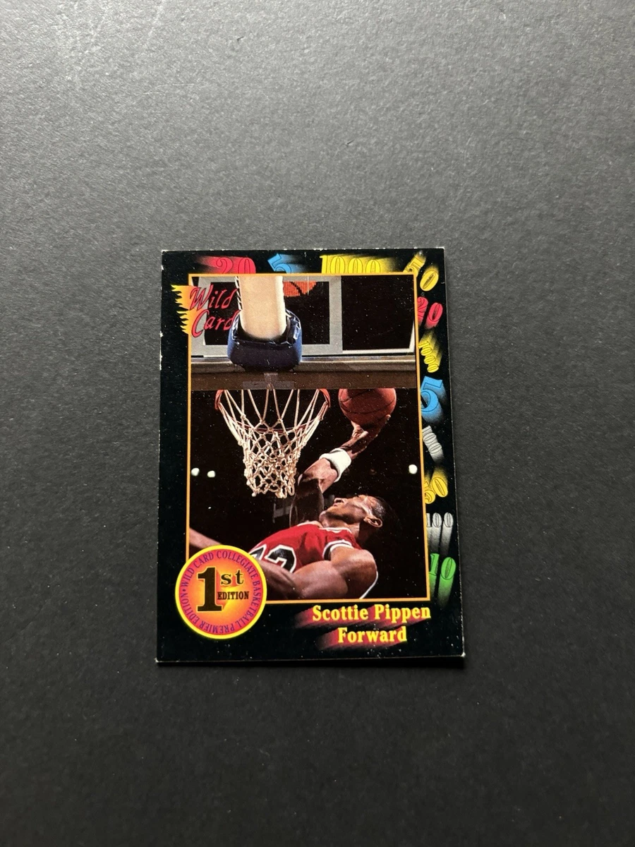 wild card first edition basketball 1992 Wild Card Collegiate - Scottie Pippen #83 for sale