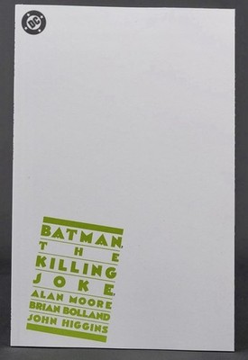 Batman KILLING JOKE #1 Facsimile Blank Sketch (DC, 2026)