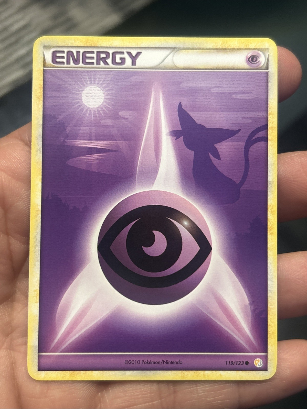 Pokemon TCG Psychic Energy 119/123 Heartgold & Soulsilver 2010 Common- NM