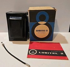 Vintage Lomo Lubitel 2 Black Leather Case, Orig. Box and Manual Original USSR