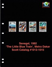 $6.20 Scott Value - 1992 SENEGAL The Blue Train, Dakar scarcer CV MNH NH UMM