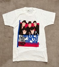 Vtg New Kids on the Block Hangin Tough Concert Tee NKOTB Band T-Shirt Sz L USA