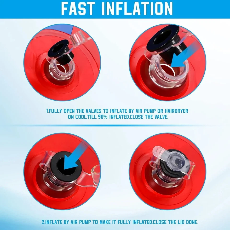 Pallone Gonfiabile Gigante Palla da Spiaggia Grande per Bambini Adulti Piscina - Immagine 4 di 4