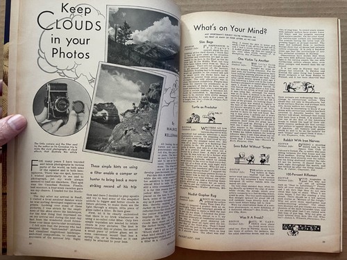 Vintage OUTDOOR LIFE Magazine w/ Sleeve February 1936 Edgar Wittmack Illustrated - Picture 10 of 17