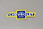 VINTAGE 12” CHEVY CHEVROLET RIBBON PORCELAIN SIGN GAS OIL TRUCK MOTORCYCLE