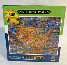New Dowdle NATIONAL PARKS 500 Piece Jigsaw Puzzle 191/4 X 20 in. made in USA