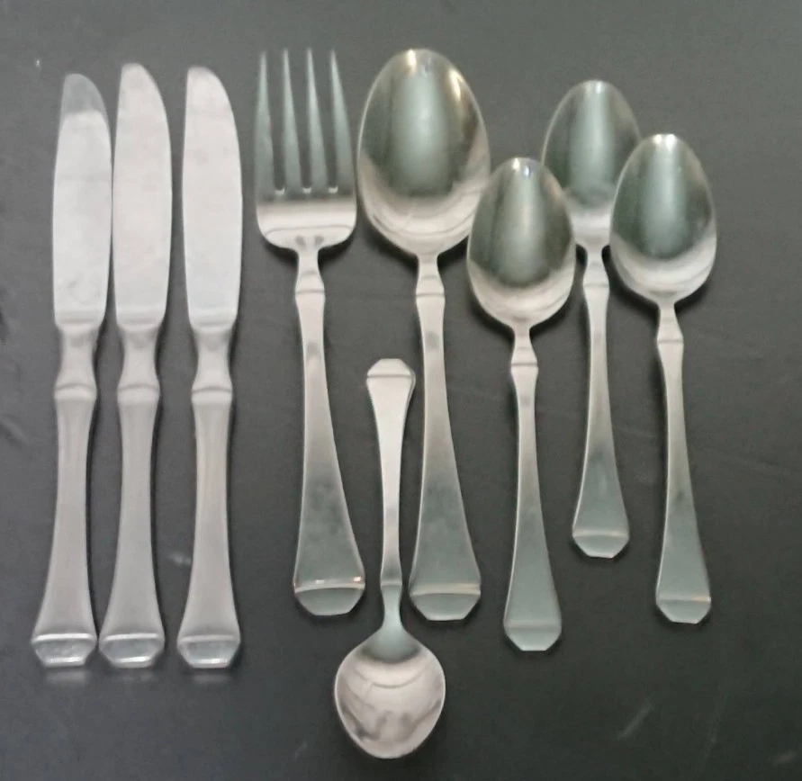 Oneida Verona Flatware Lot 9 Pc