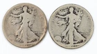 1921 1921-S Walking Liberty Half Dollar Silver WLH 50c Lot of 2