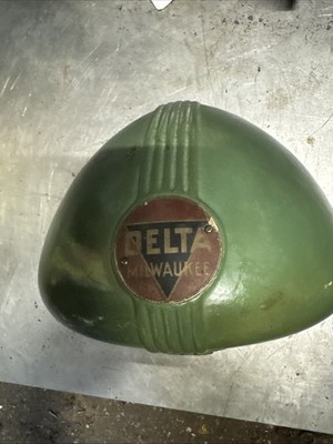 VINTAGE DELTA MILWAUKEE 14'' DRILL PRESS FRONT PULLEY COVER IRON CASTING DP257