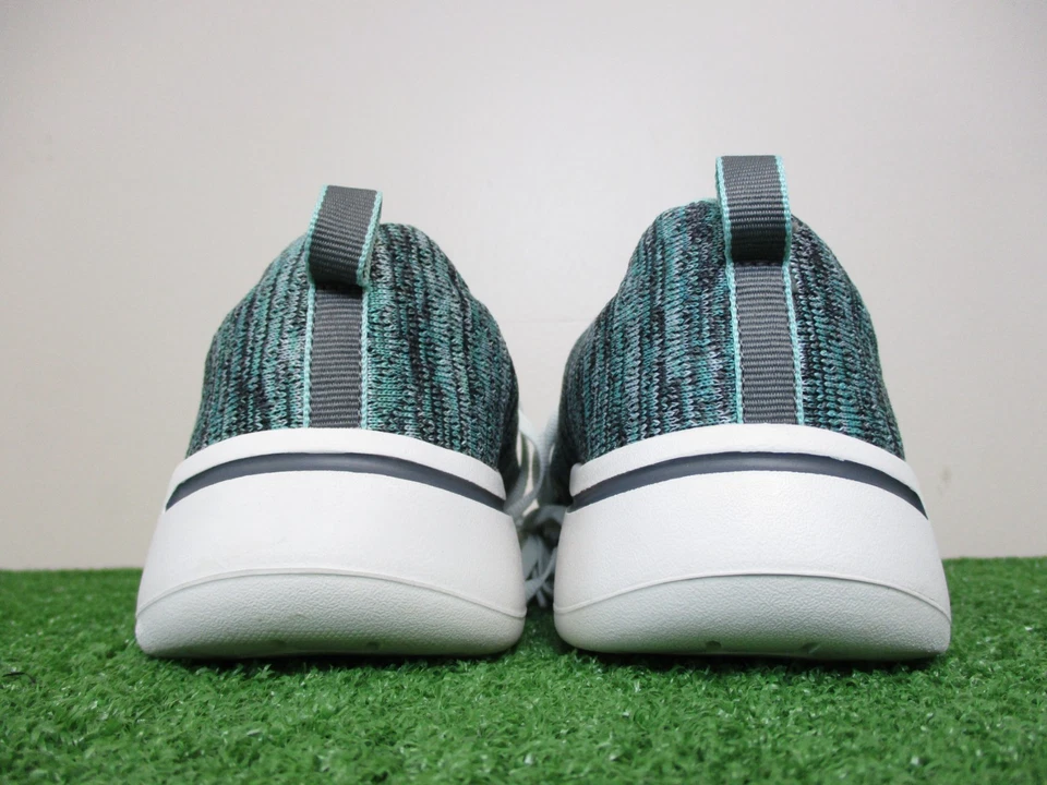 Skechers GoWalk Zapatos Mujer 7 Gris Verde Arco Ajuste Entrenador Fit Refrigerado por Aire Foto 4 de 4