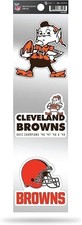 NFL Cleveland Browns 3-Piece Retro Spirit Decals