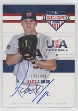 2017 Panini USA Baseball Stars & Stripes CNT Signatures /499 Alex Lange Auto 1i9