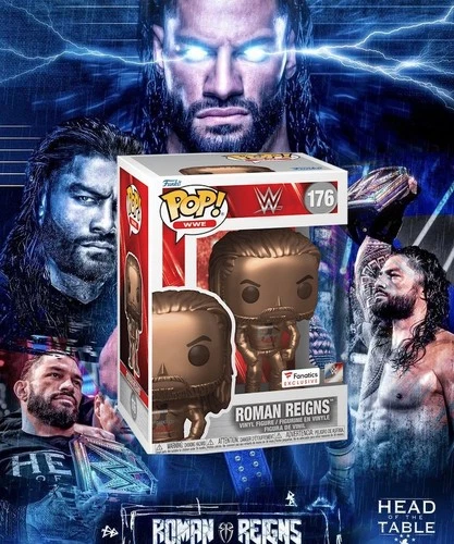 Funko POP! Roman Reigns WWE #176 BRONZE [Fanatics Exclusive] Tribal Chief OTC
