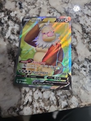 x1 Slaking V (Full Art) - 077/078 - Ultra Rare Pokemon Pokemon GO NM (M)