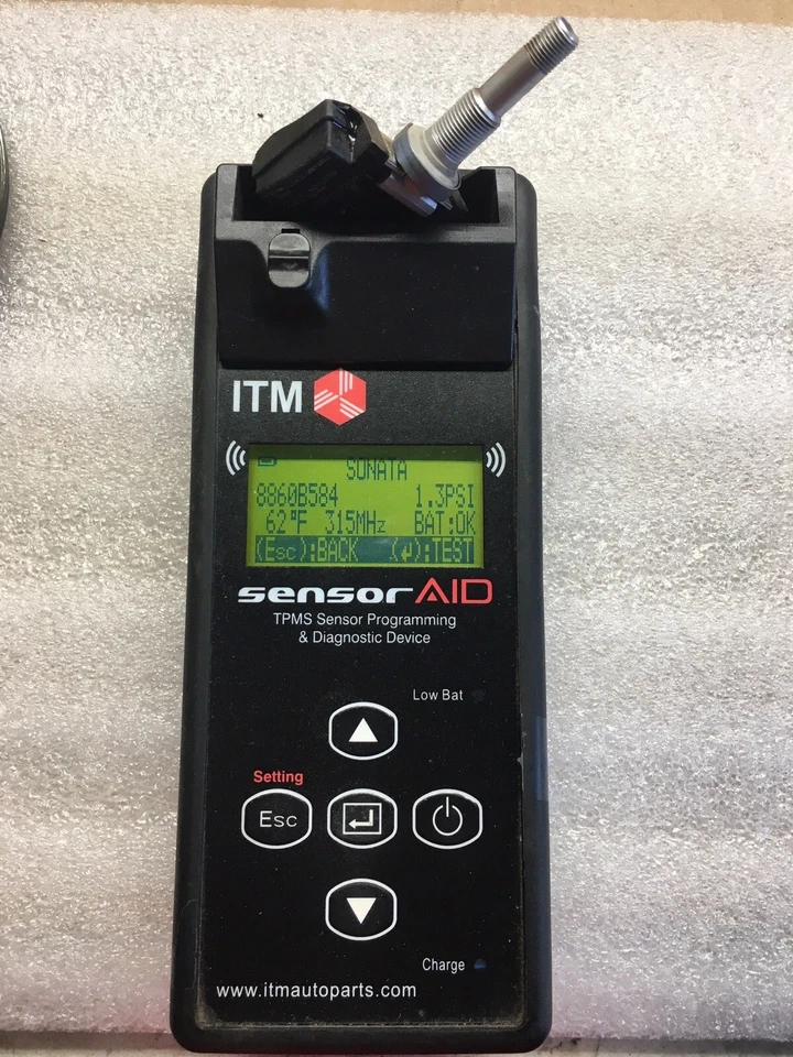 *Probado* CONJUNTO Sensor de Monitoreo de Presión de Neumáticos Hyundai Kia 315MHz 52933-2M000 TPMS Foto 4 de 4