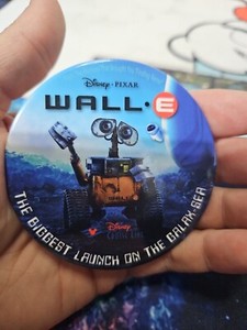 Disney Pixar Wall-E The Biggest Launch on the Galax-Sea Collectible Button 