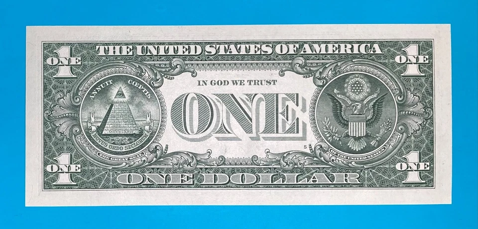 15 February 1987 : D 01521987 B BIRTHDAY Note $1 One Dollar Bill (_15/2/1987) - Image 3 of 3