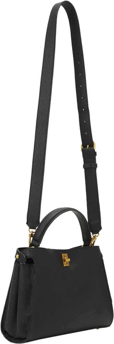 Guess Vb838506 In Black Downtown Chic Metal Triangle Logo Womens 