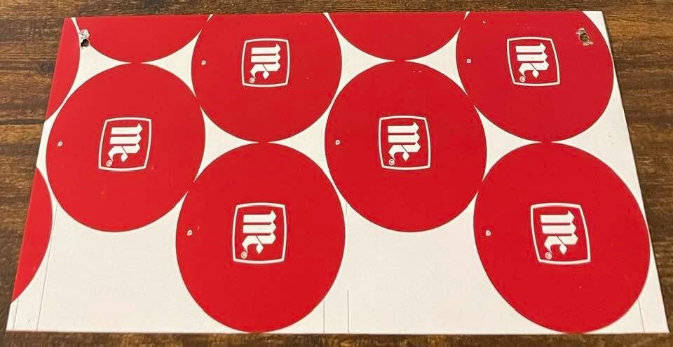 Viva Mexico Cabrones Sign License Plate Sized Double Sided STEEL
