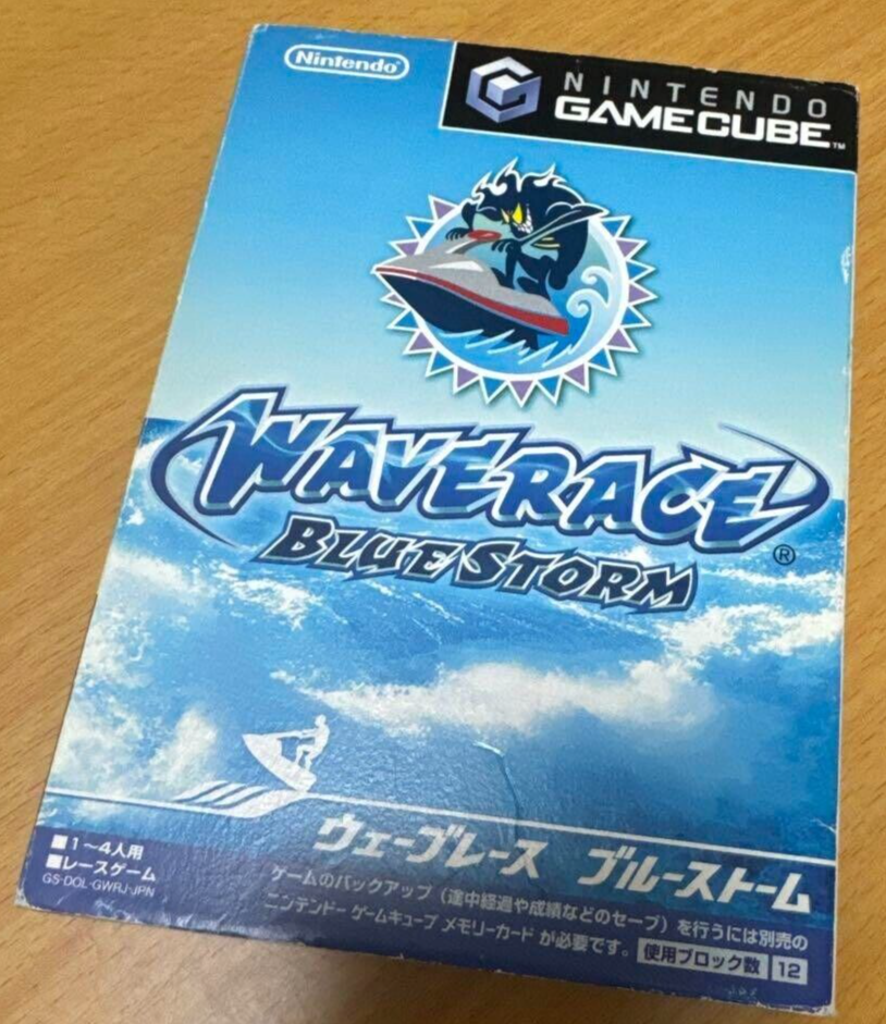 FZ77 Ship Free Nintendo Gamecube Wave race Blue Storm Japan game