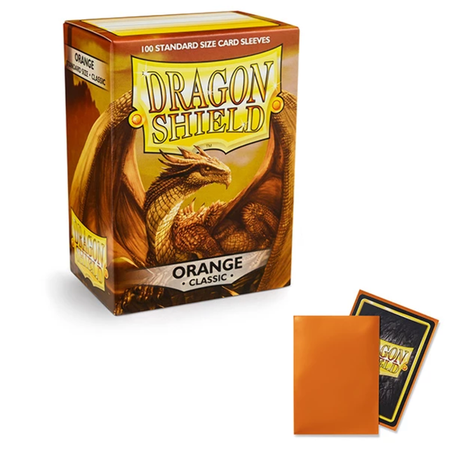 Dragon Shield Sleeves: Standard- Classic Orange (100 ct.) | eBay