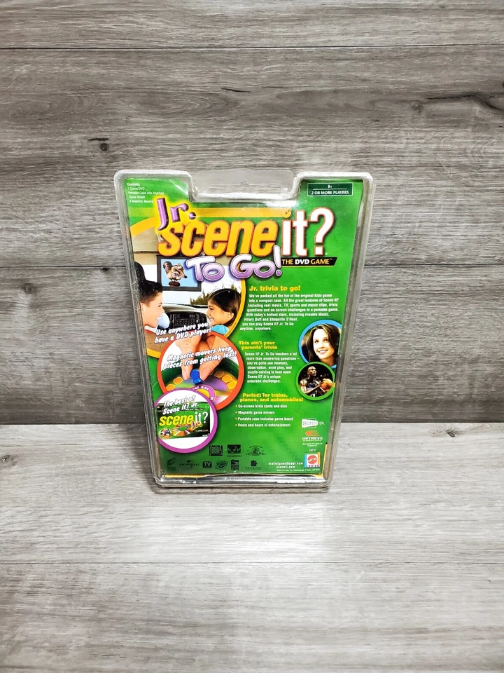 Jr Scene It? To Go The DVD Game Portable Case Travel Kids Trivia NEW Sealed - Image 2 of 4