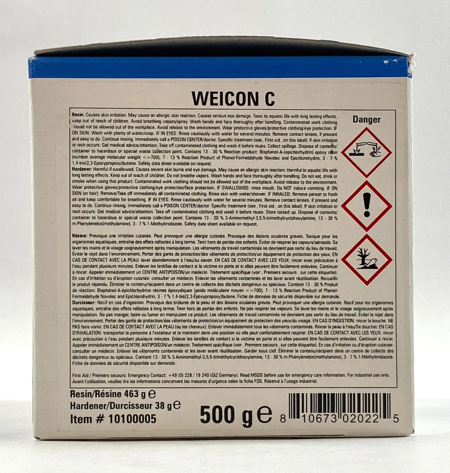 Weicon System Based Epoxy Resin Plastic Steel Type C 500 g - Image 3 of 3