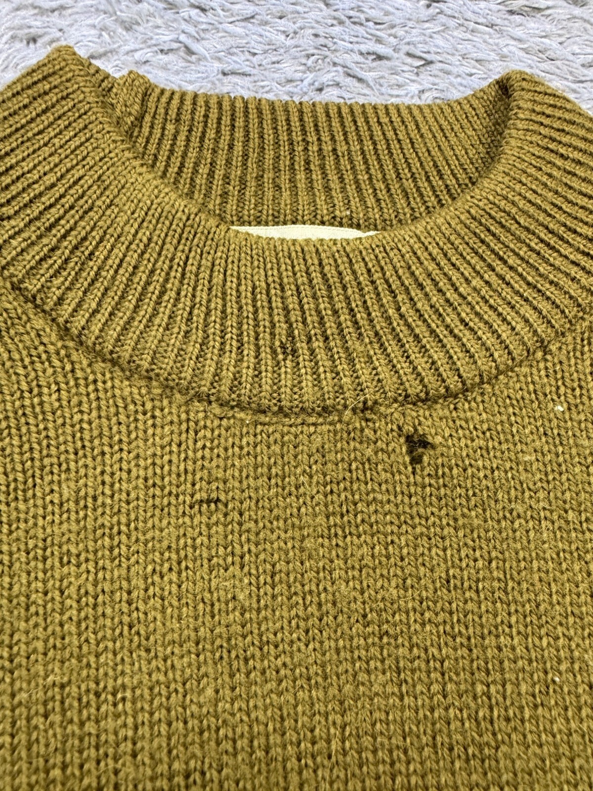 Vtg Lofties Lawrence Sweater Women M/Large Olive … - image 9