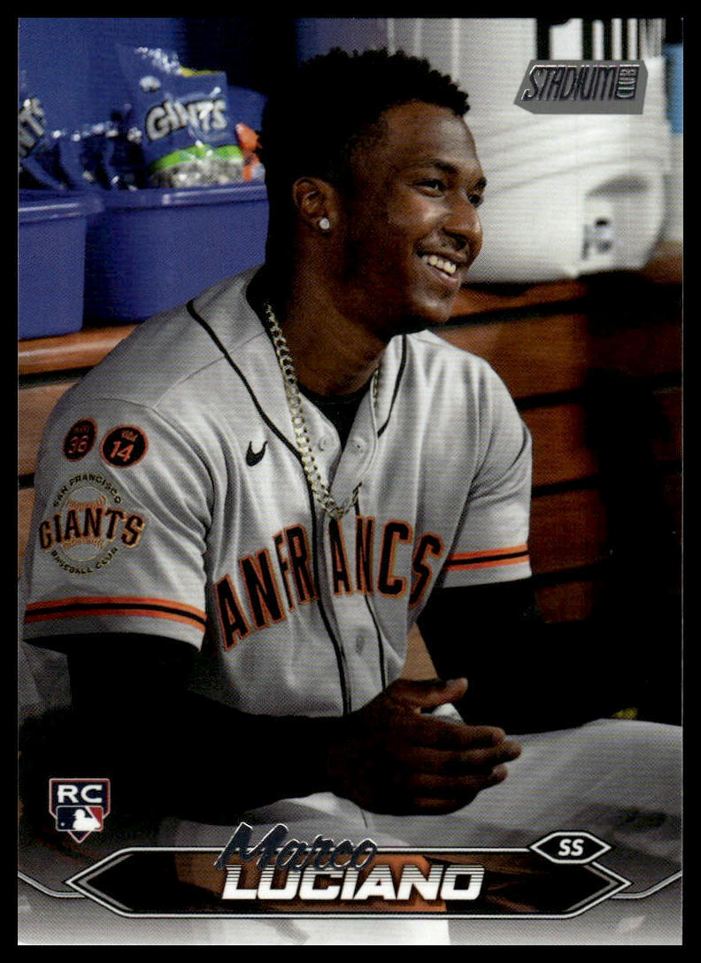 Marco Luciano 2024 Stadium Club #224 RC San Francisco Giants