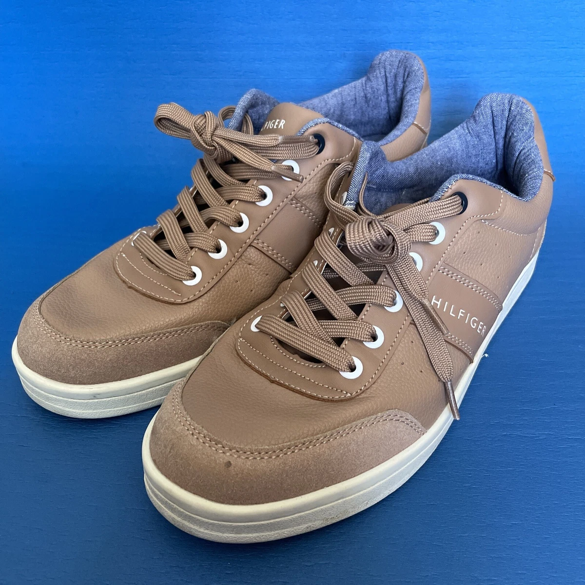 Tommy Men Shoes Sneakers 10 Brown eBay