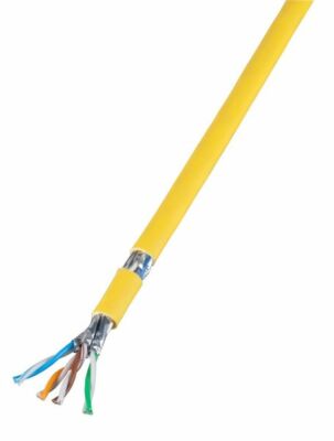 INFRALAN  Cat.7a Simplex Verlegekabel S/FTP 1500Mhz CPR CCA 100m rapsgelb