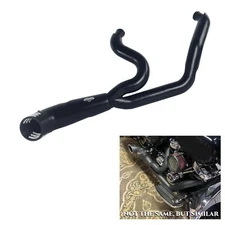 SHARKROAD 2 Into 1 Exhaust For Harley Touring 2017-Up Models,Road King Exhaust
