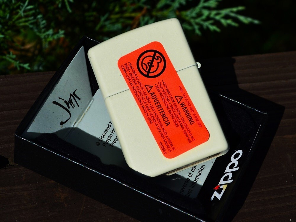 Jimi Hendrix Zippo Lighter - Woodstock 1969 - In Concert